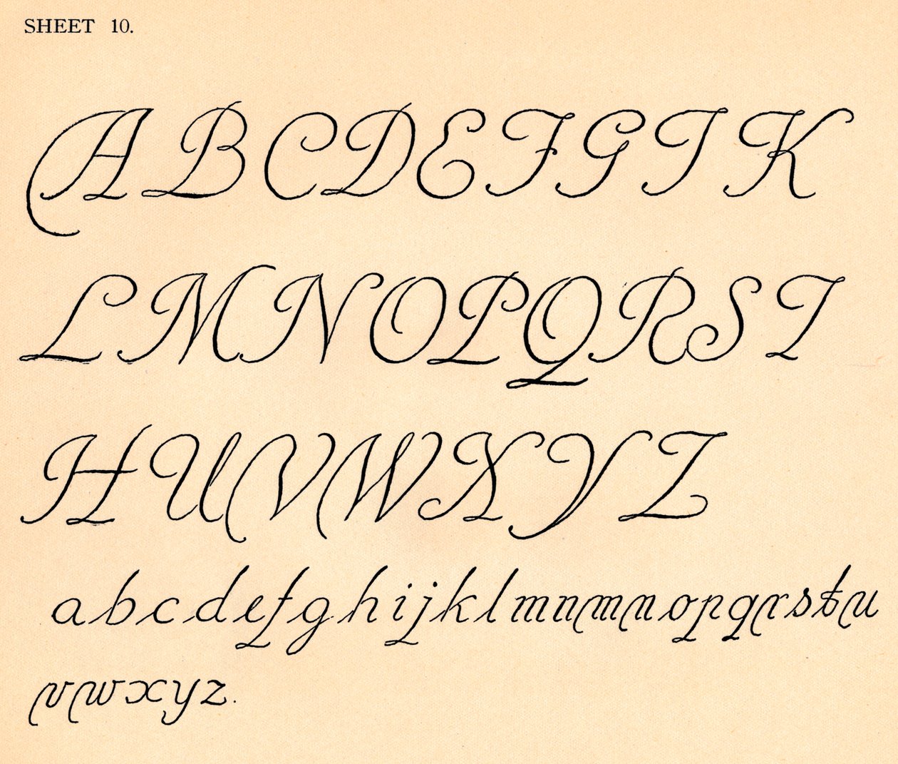 Foglio 10, da un portfolio di alfabeti, 1929 da Unbekannt