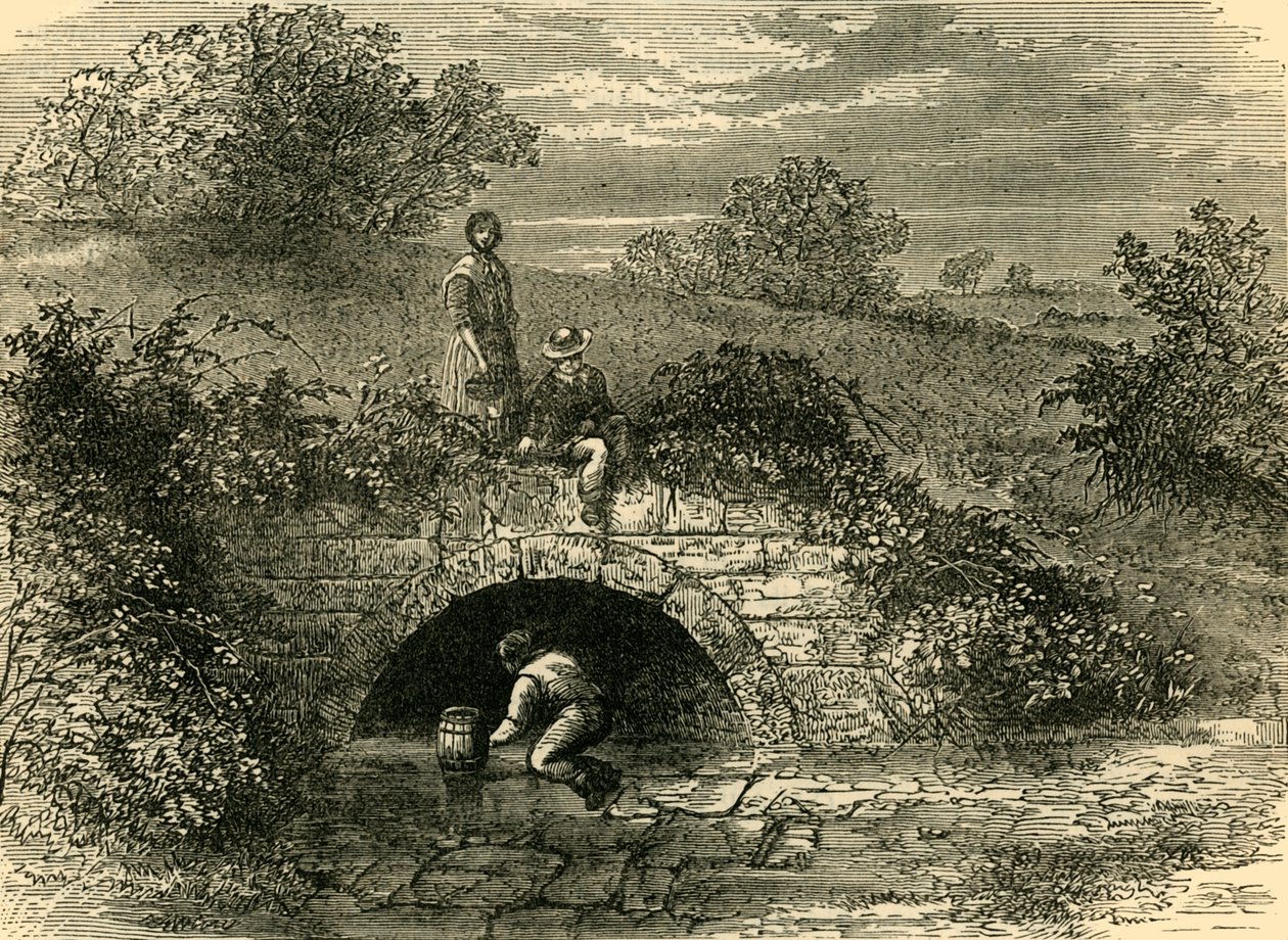Pozzo dei pastori nel 1820, c1876 da Unbekannt