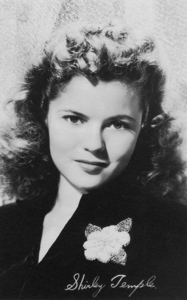 Shirley Temple n.1928, attrice americana, c1940s da Unbekannt