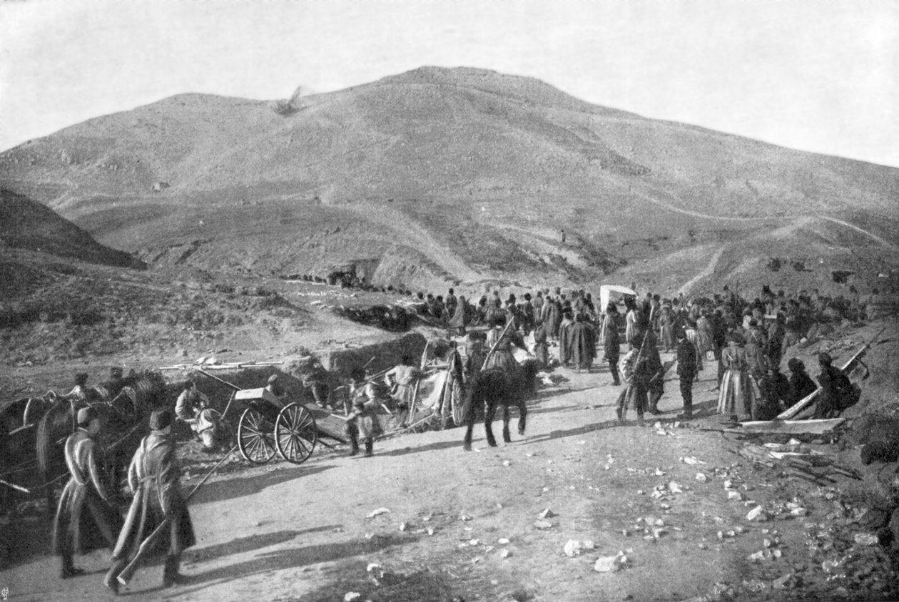 Riserva siberiana che prende posizione, Guerra russo-giapponese, 1904-5 da Unbekannt