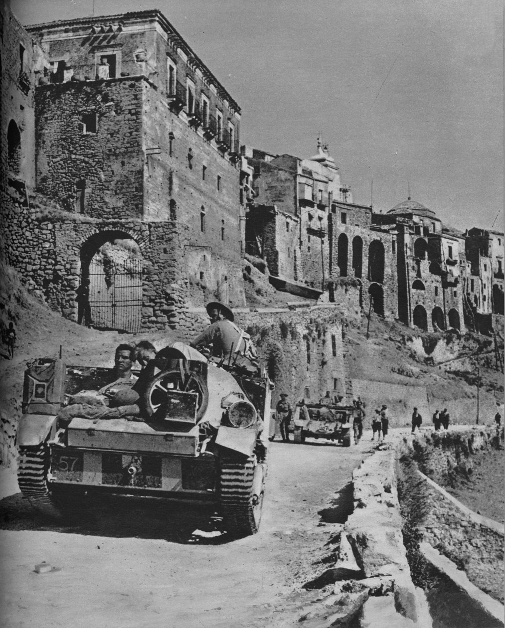 Assalto alla Fortezza di Montagna Siciliana, 1943 da Unbekannt
