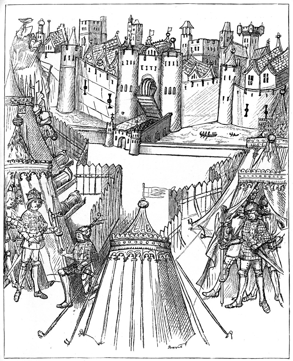 Assedio di Rouen, 1418-1419, 1893 da Unbekannt
