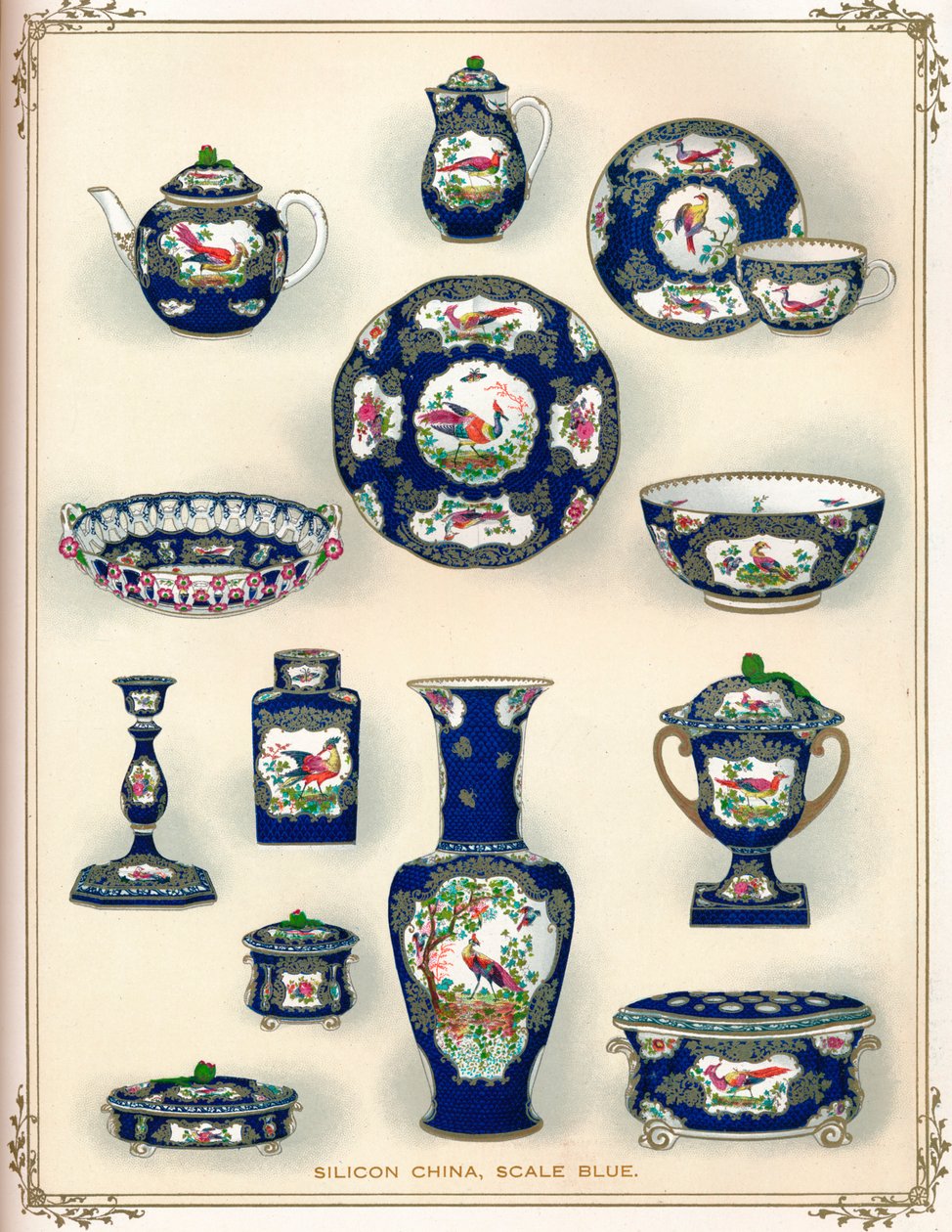 Porcellana di silicio, Scala Blu, inizio XX secolo, 1911 da Unbekannt