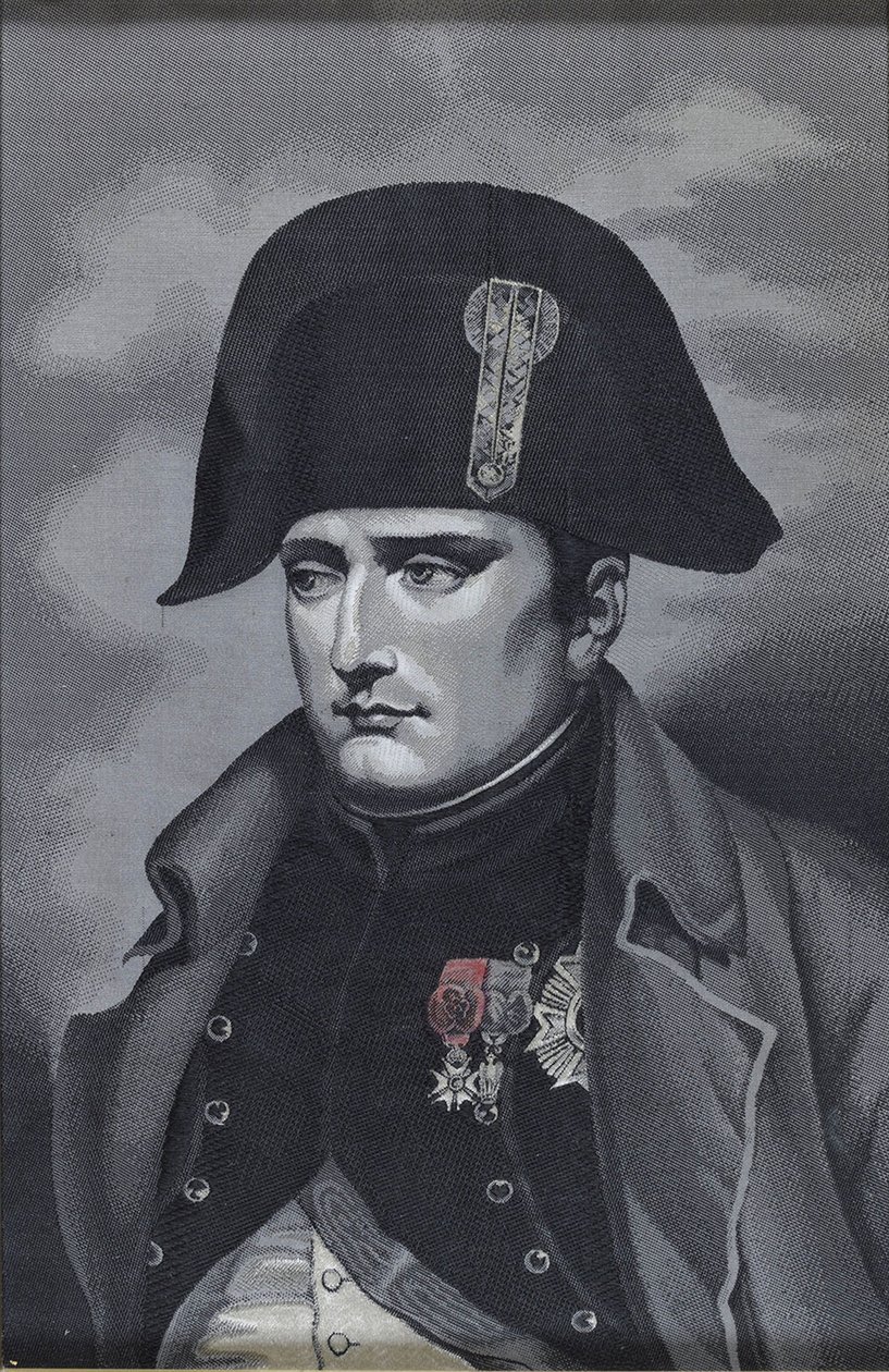 Ritratto tessuto in seta dell