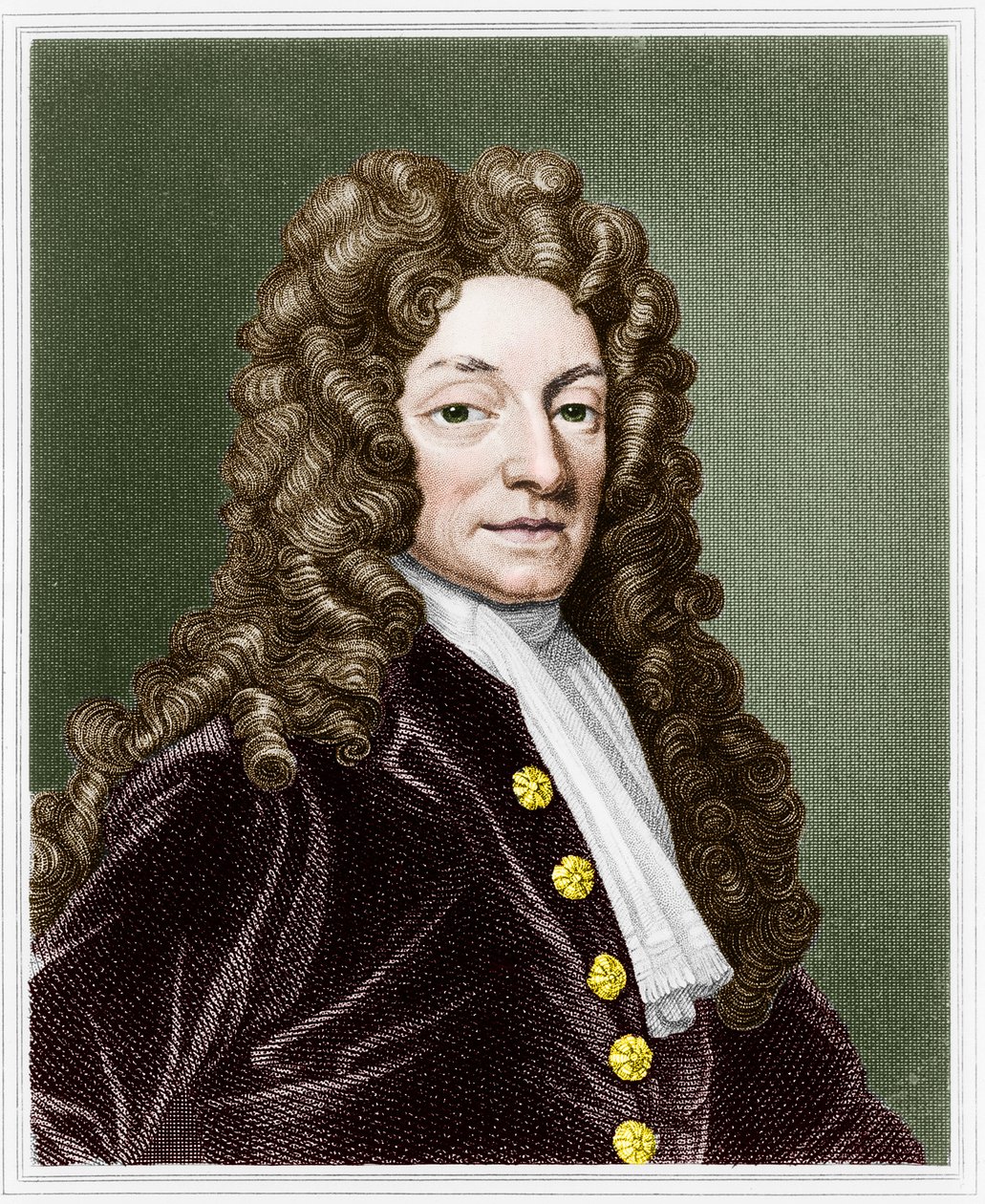Sir Christopher Wren, architetto inglese, c1680 da Unbekannt