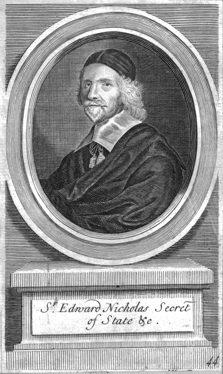 Sir Edward Nicholas, Segretario di Stato, metà-fine XVII secolo da Unbekannt