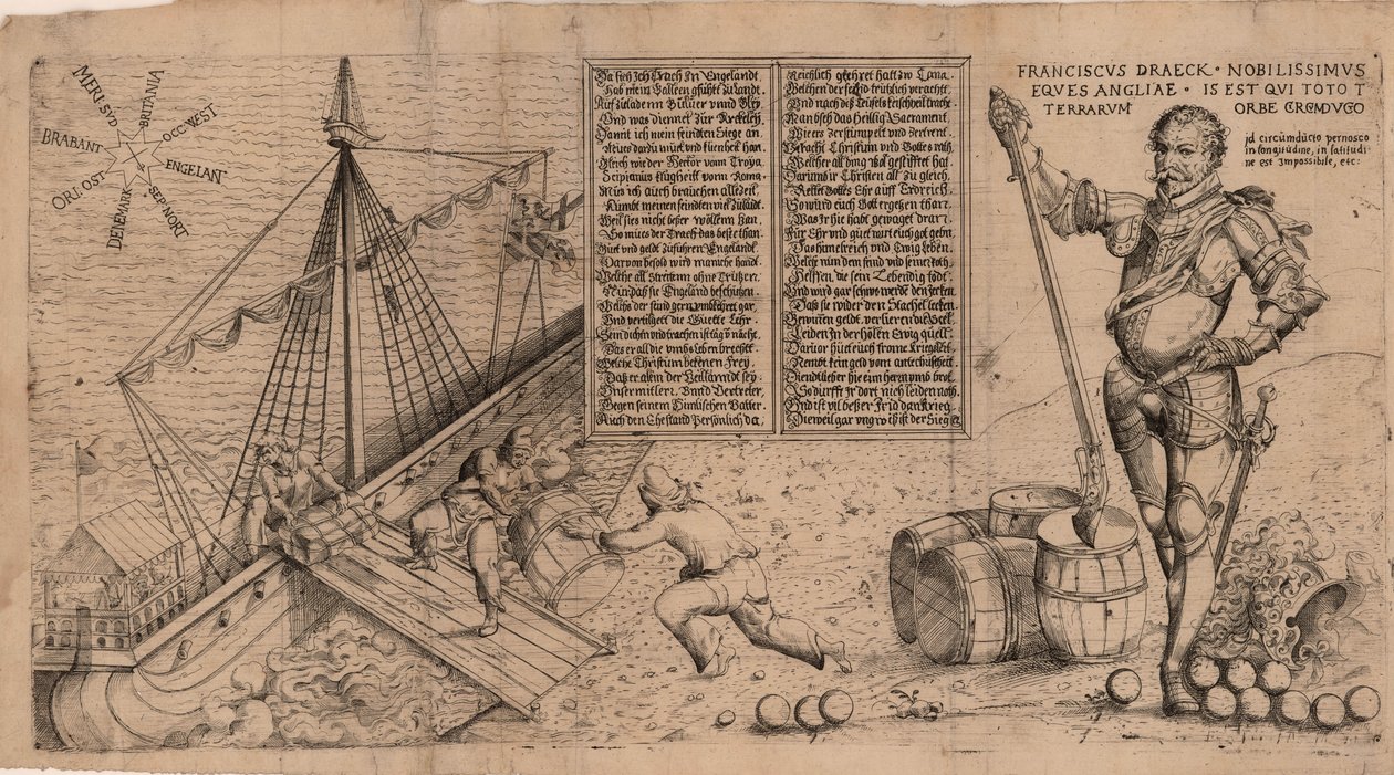 Sir Francis Drake, ca 1588 da Unbekannt