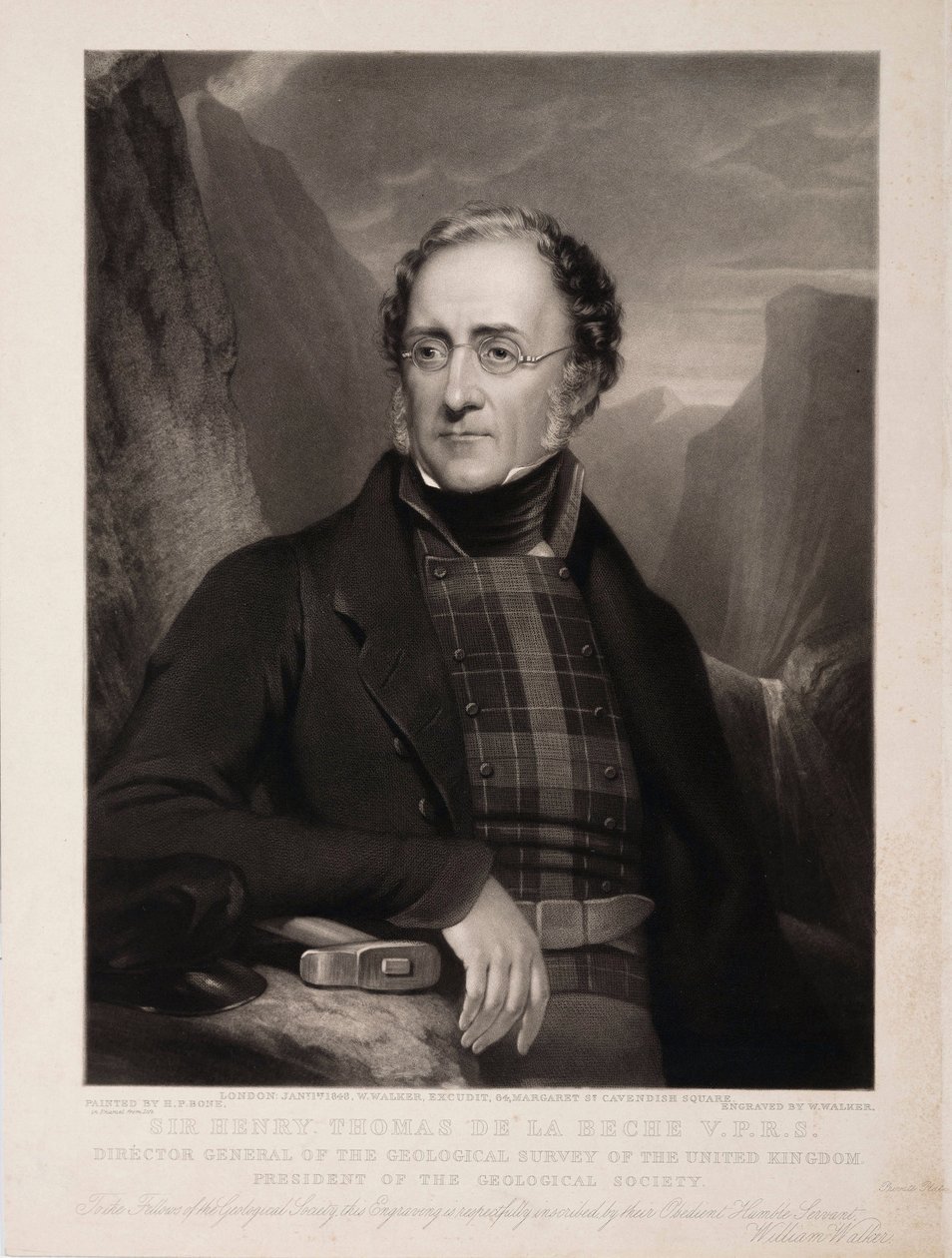 Sir Henry Thomas de la Beche, VPRS, geologo da Unbekannt
