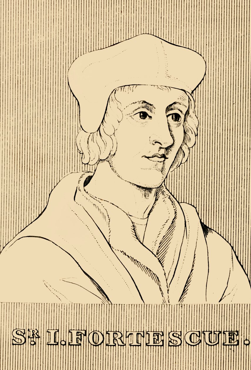Sir J. Fortescue, c1394-1479, 1830 da Unbekannt