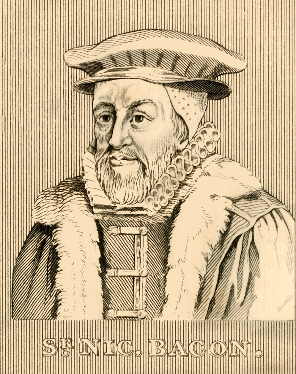 Sir Nicholas Bacon, 1510-1579, 1830 da Unbekannt