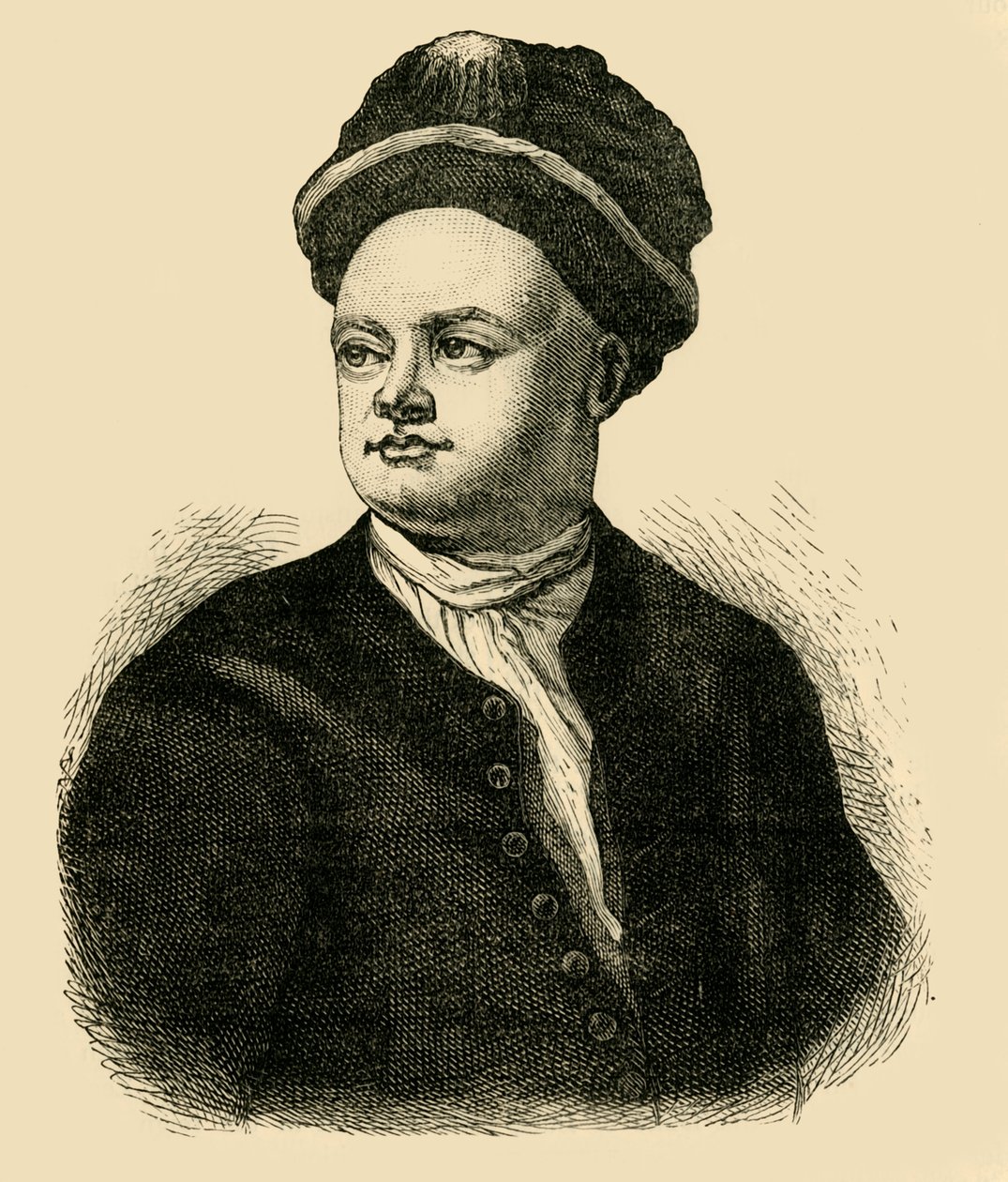 Sir Richard Steele, c1700, c1876 da Unbekannt