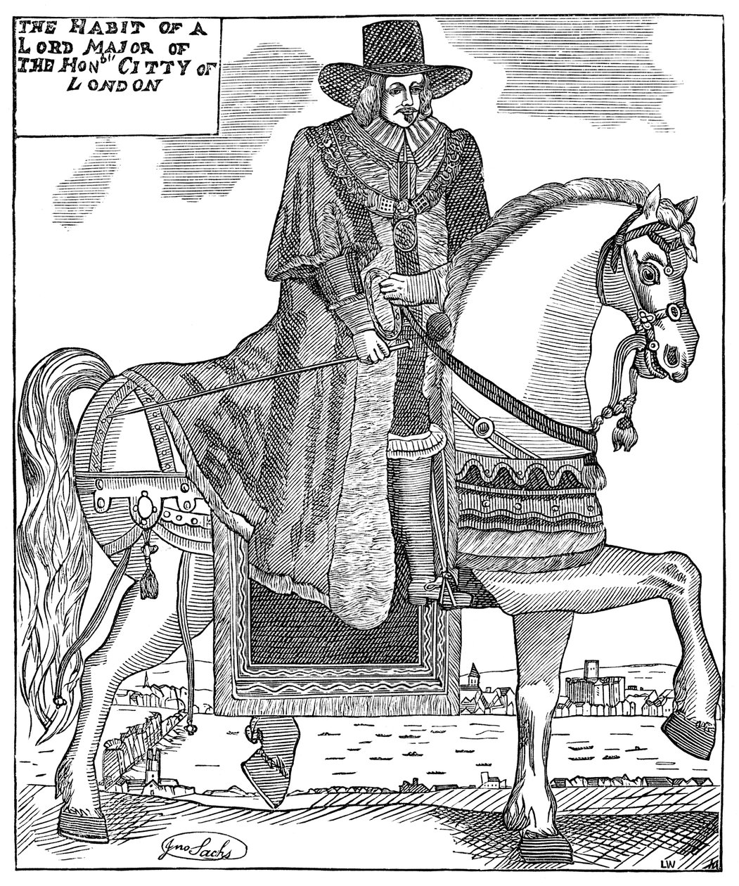 Sir Robert Titchborne, sindaco di Londra, c1656, 1886 da Unbekannt