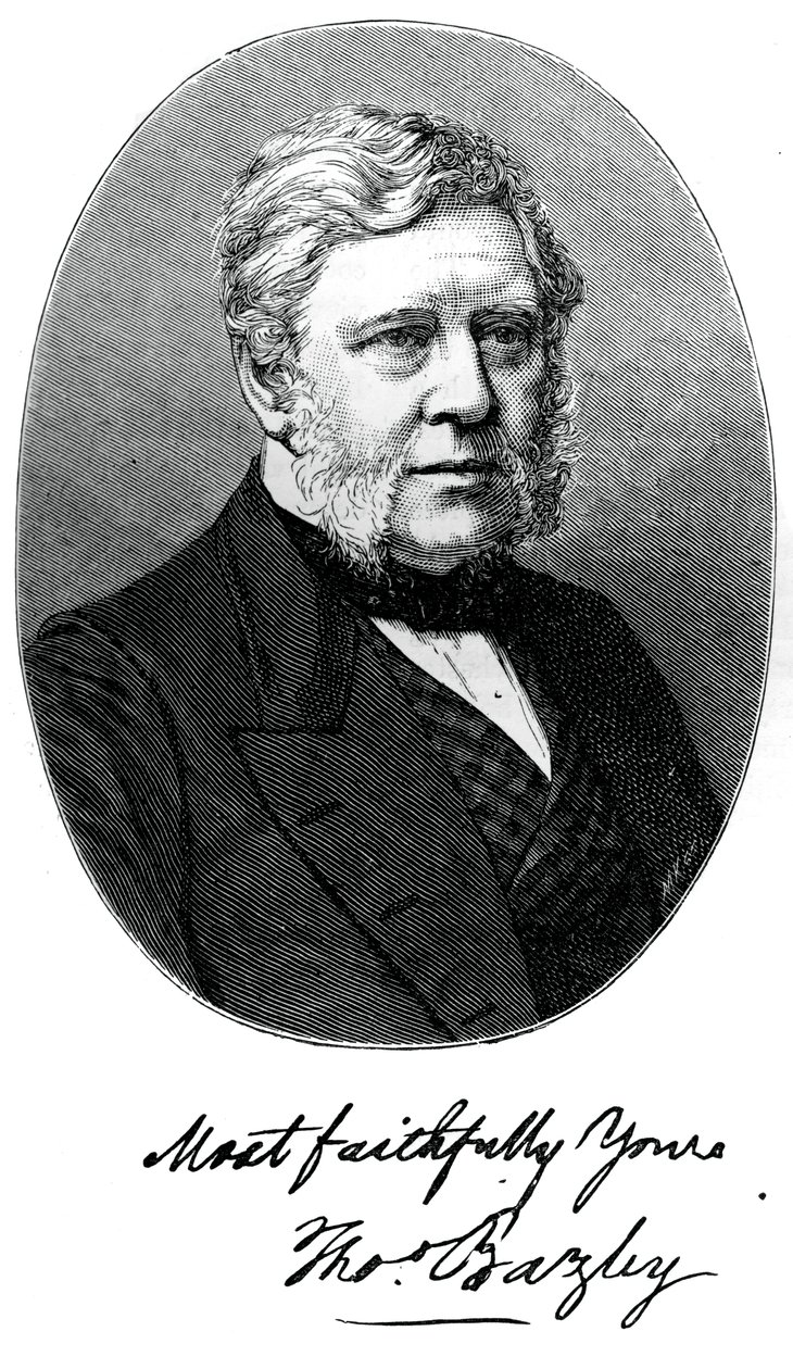 Sir Thomas Bazley, 1° baronetto, produttore e politico britannico da Unbekannt