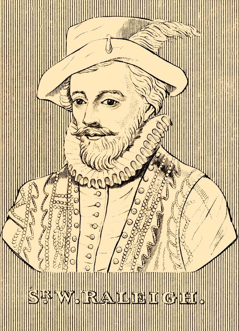 Sir W. Raleigh, c1552-1618, 1830 da Unbekannt