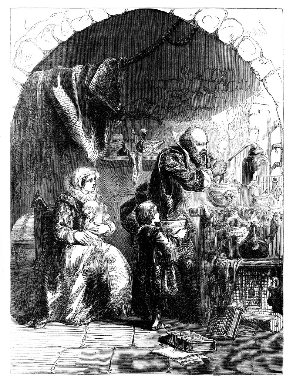 Sir Walter Raleigh 1554-1618 in prigione, c1902 da Unbekannt