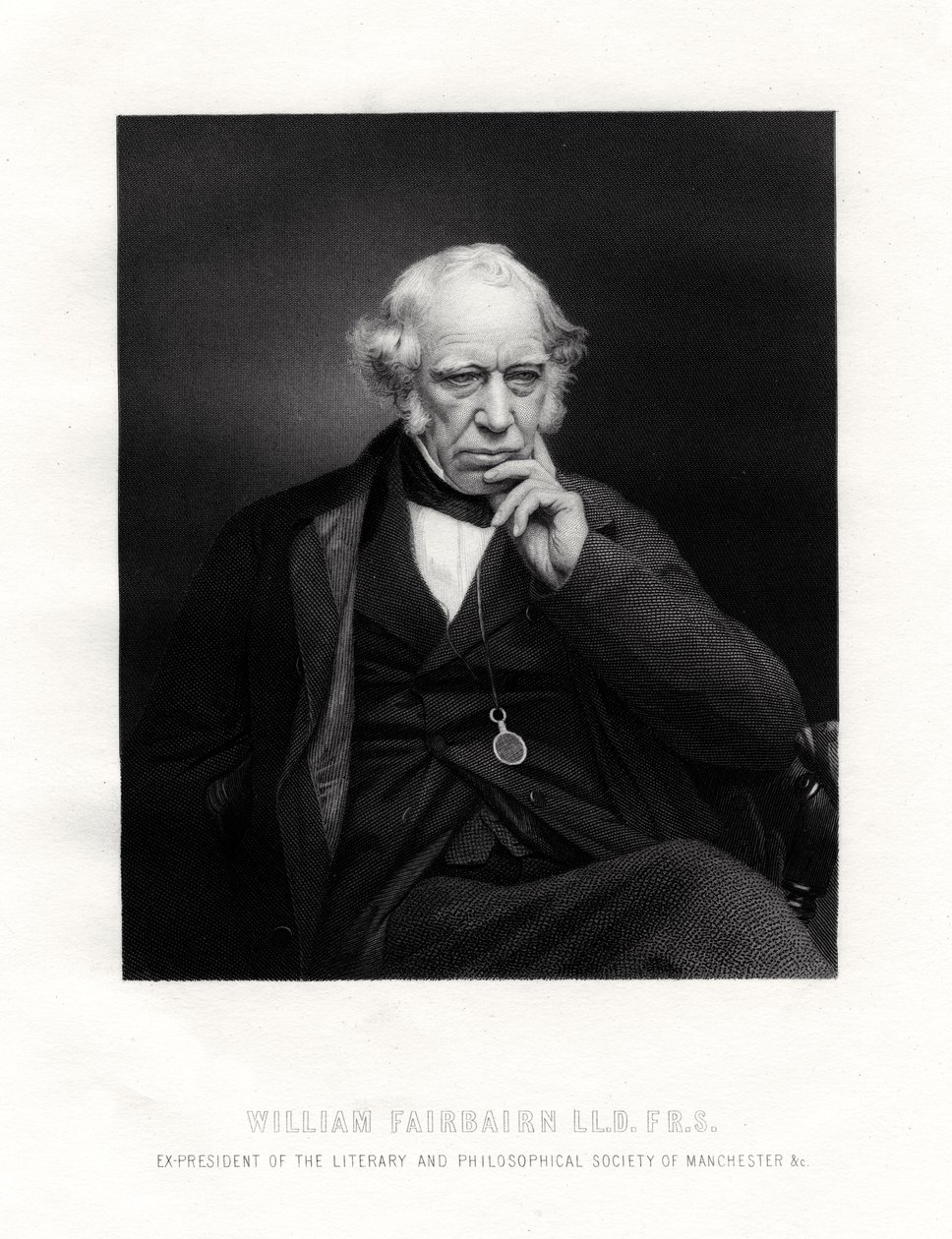 Sir William Fairbairn, 1° baronetto, ingegnere scozzese, XIX secolo da Unbekannt