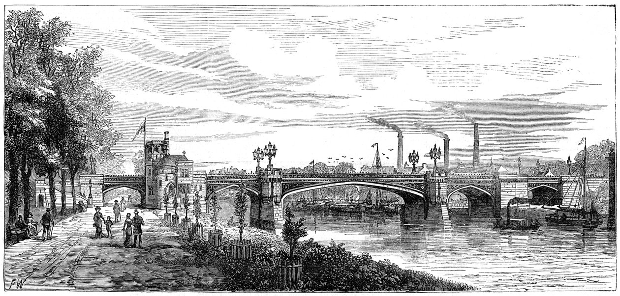Ponte di Skeldergate, York. North Yorkshire, XIX secolo da Unbekannt