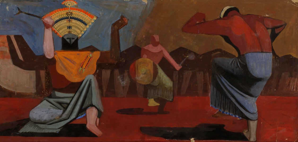 Schizzo per ballerini indiani, ca. 1933-1943 da Unbekannt