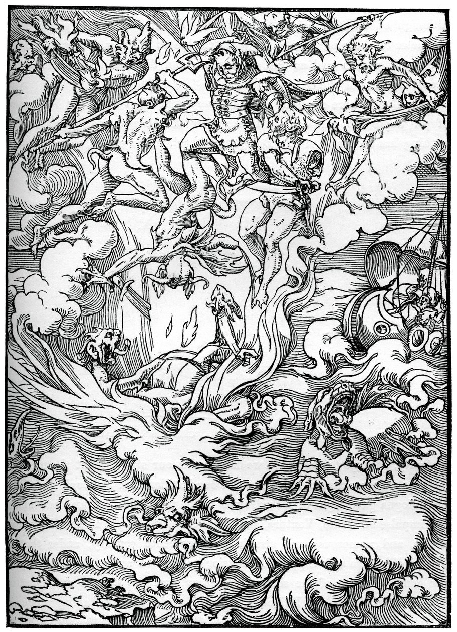 Schizzo per Il Giudizio Universale in Gerard d