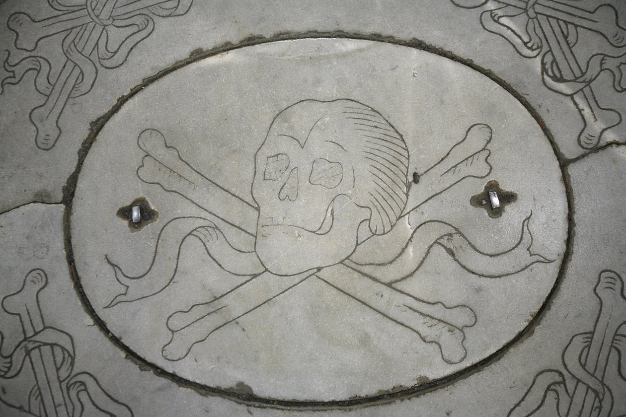 Teschio e ossa, Firenze, Italia da Unbekannt