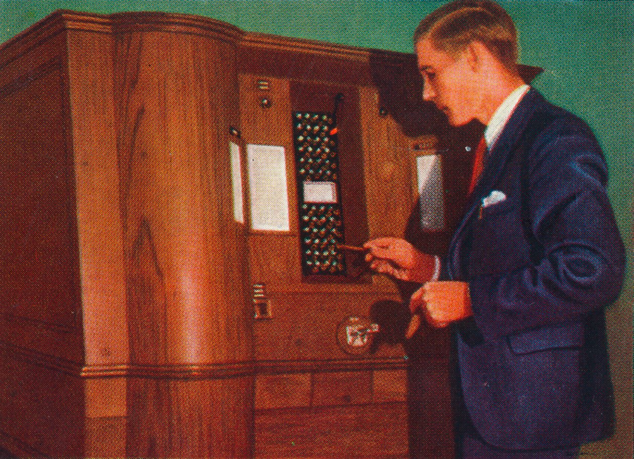 Slot machine che gioca a bridge, 1938 da Unbekannt