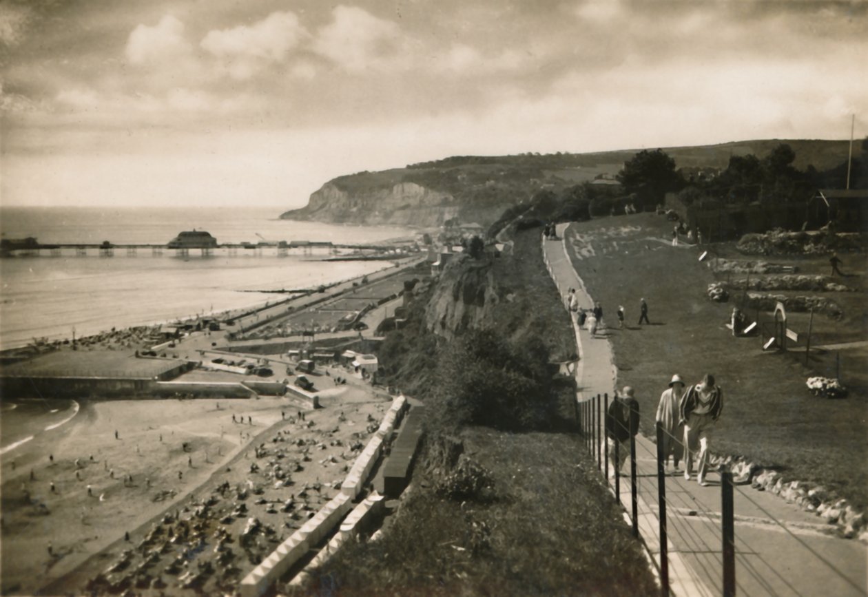 Small Hope Bay e Shanklin Pier, I.W., dalla Passeggiata sulla Scogliera da Unbekannt