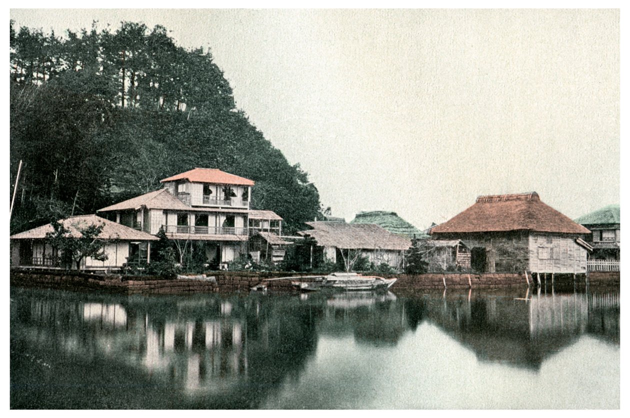 Piccolo hotel estivo, Kanazawa, Giappone da Unbekannt
