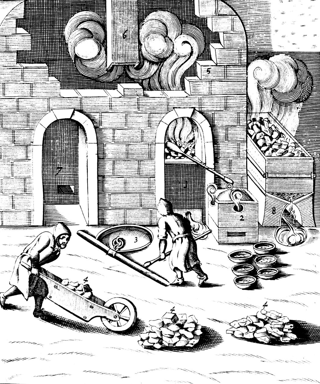 Fusione del rame, 1683 da Unbekannt