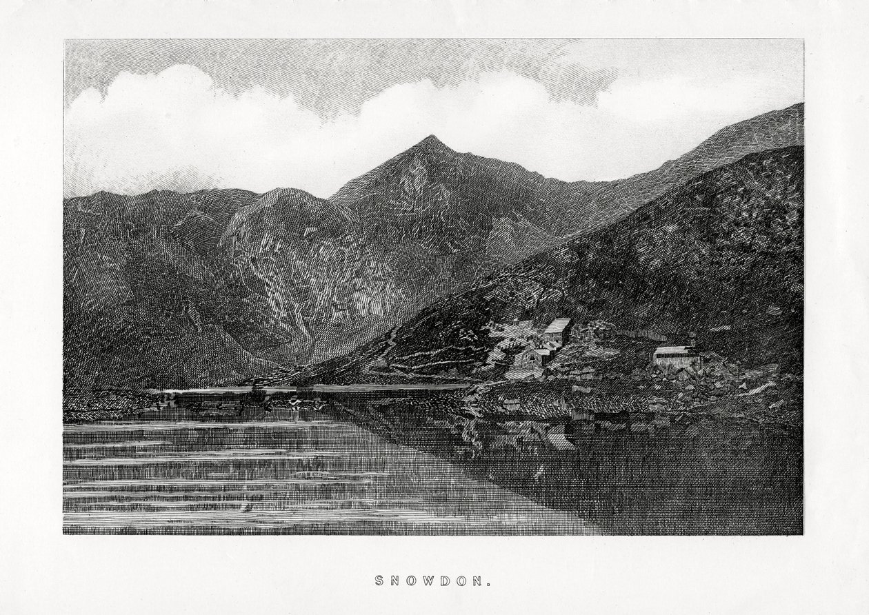 Snowdon, Galles, 1896 da Unbekannt