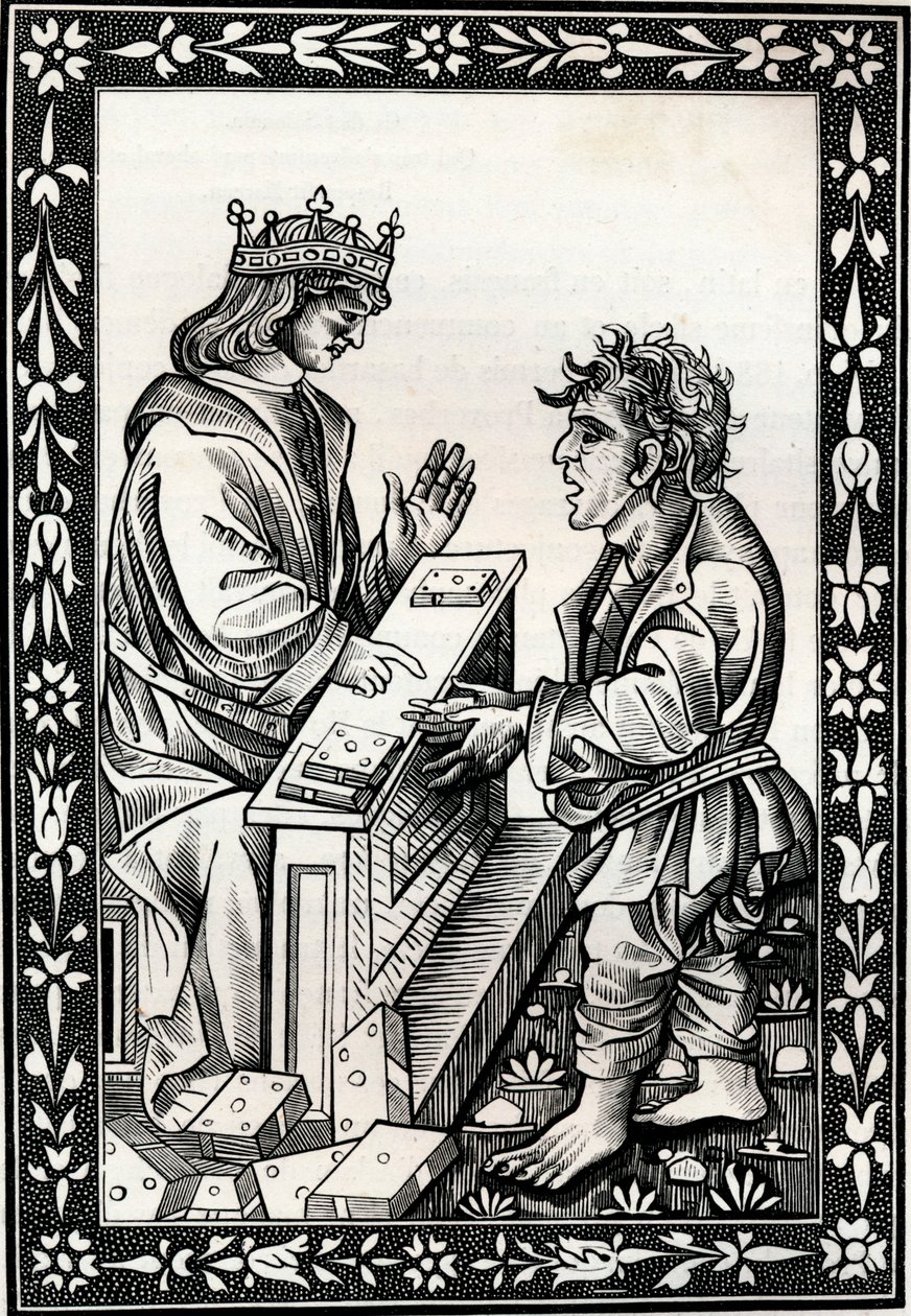Salomone e Marcoul, XV secolo, 1849 da Unbekannt
