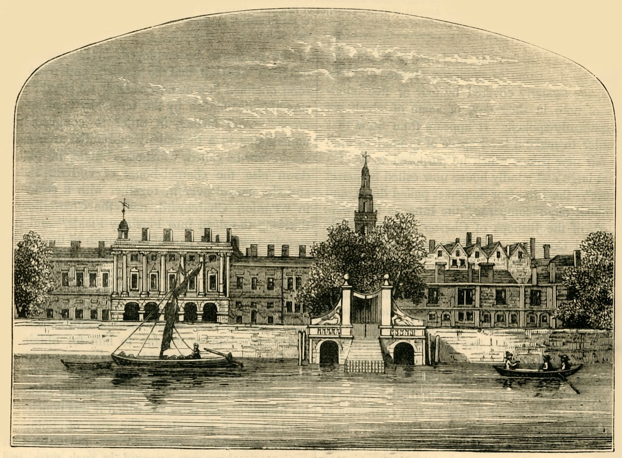 Somerset House e scale, 1881 da Unbekannt