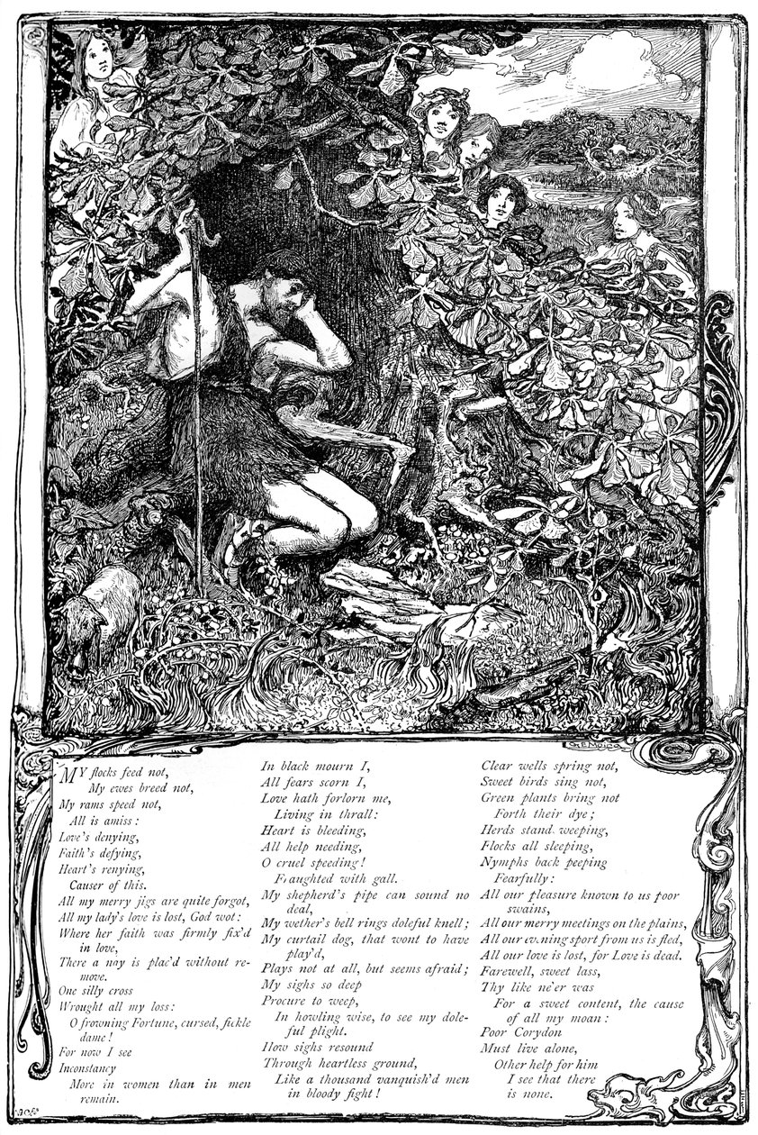 Canzone da Il pellegrino appassionato di Shakespeare, 1895 da Unbekannt