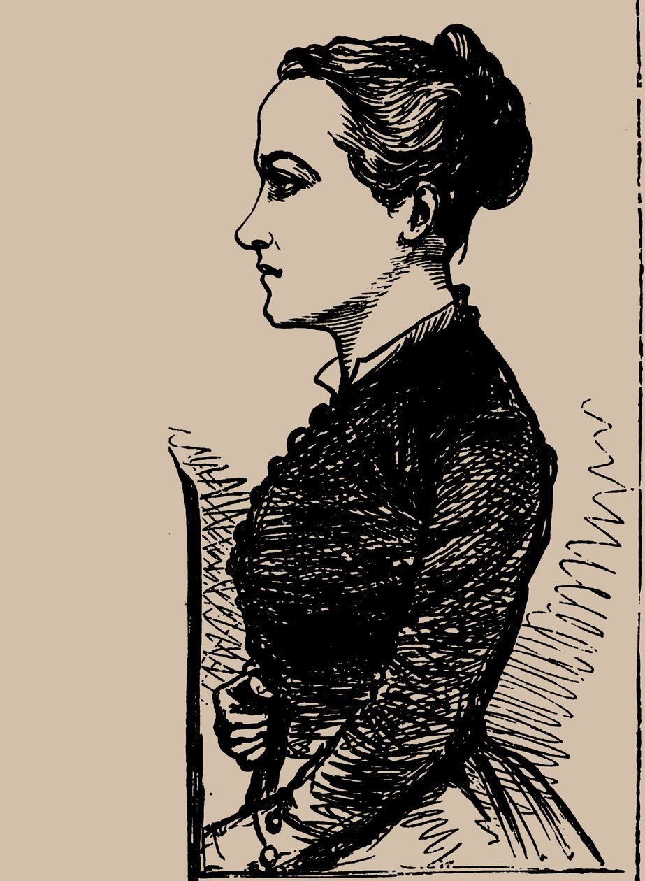 Sophia Perovskaya davanti alla corte, 1881 da Unbekannt