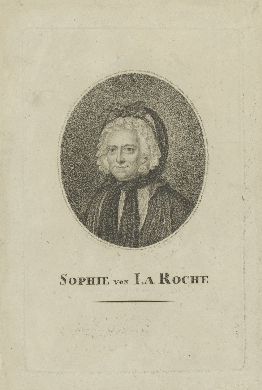 Sophie von La Roche, nata Gutermann von Gutershofen 1730-1807, c. 1800 da Unbekannt