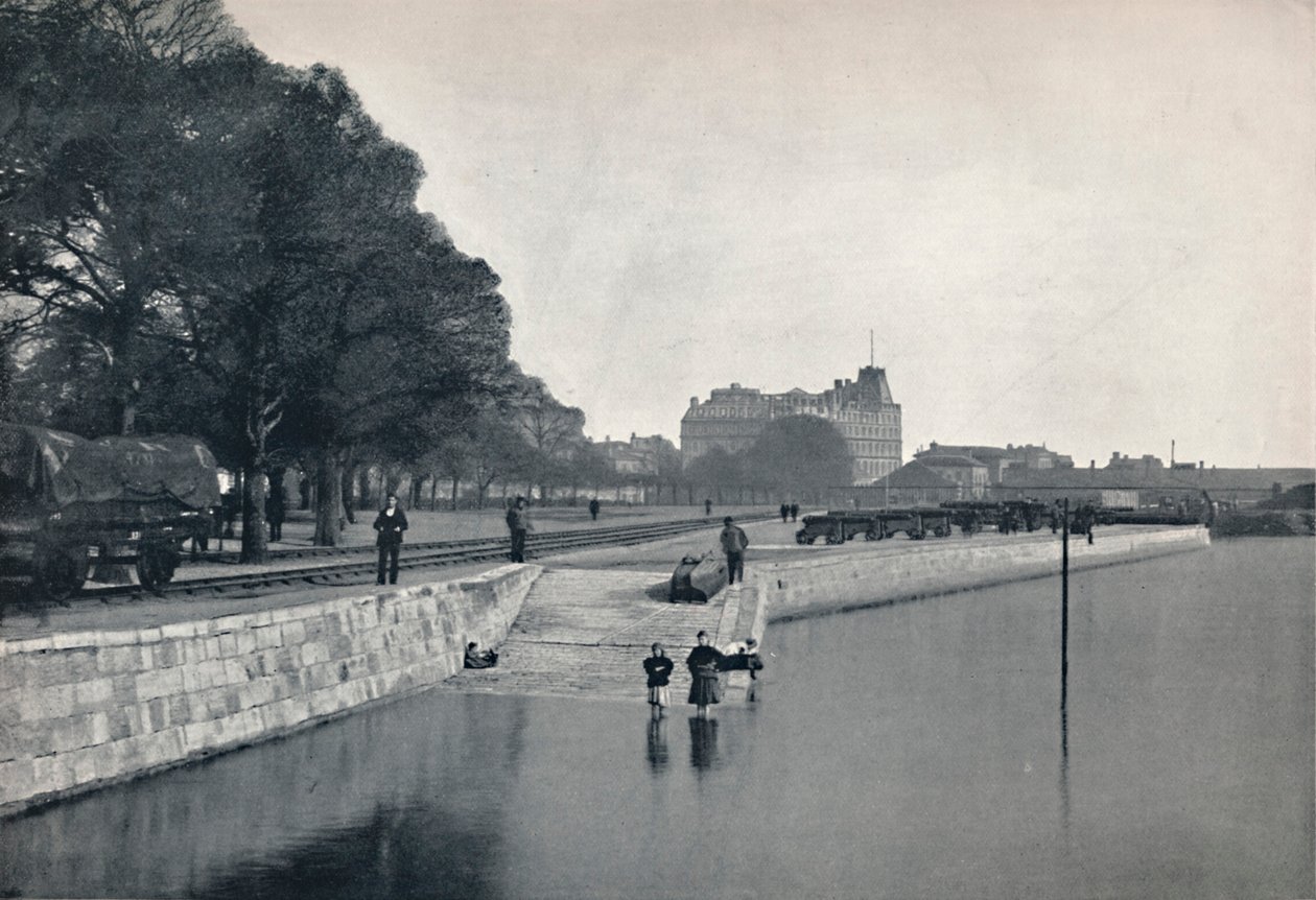 Southampton - La piattaforma, 1895 da Unbekannt