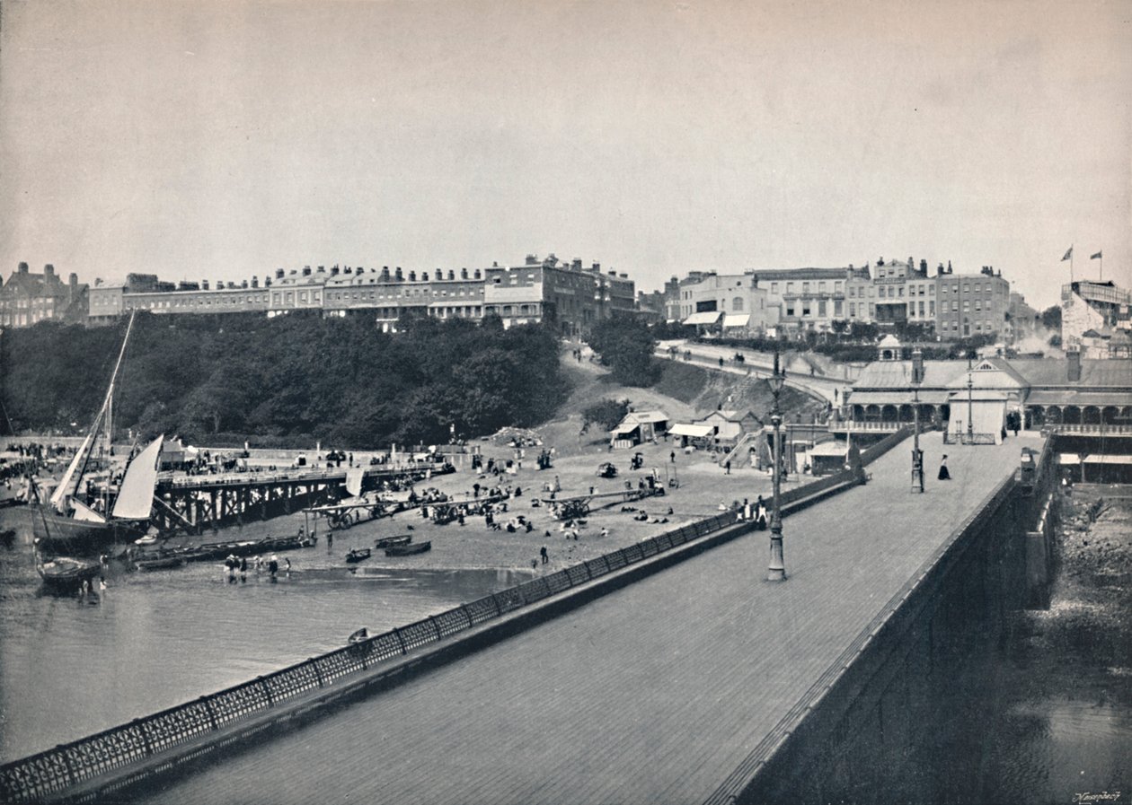 Southend dal molo, 1895 da Unbekannt