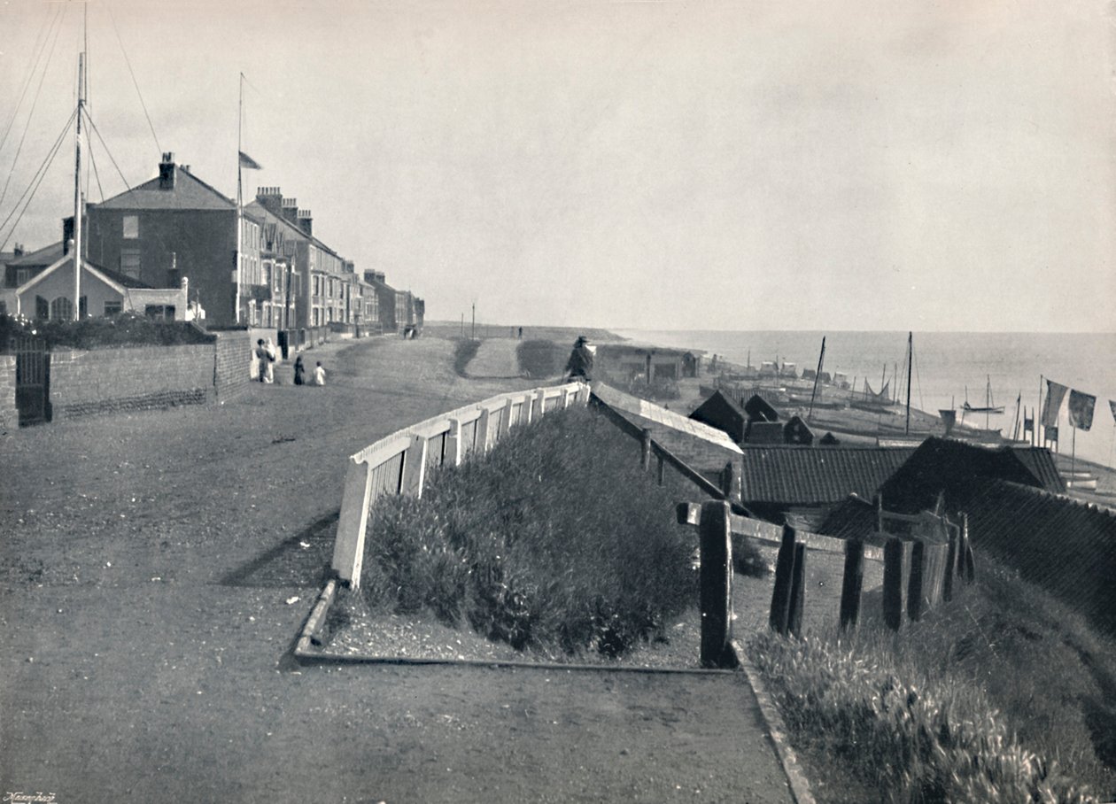 Southwold - La scogliera nord, 1895 da Unbekannt
