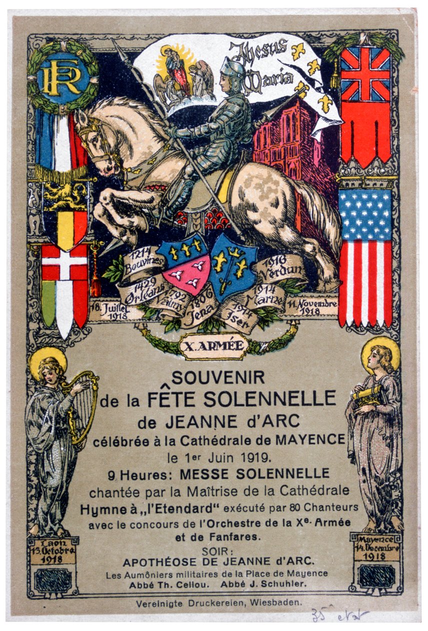 Souvenir di un festival in onore di Giovanna d