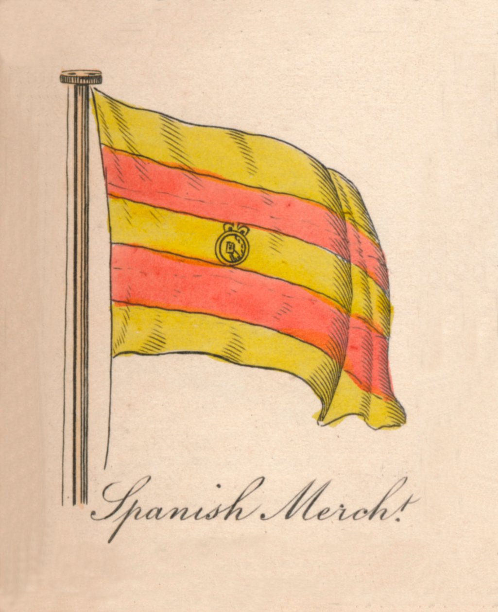 Mercante spagnolo, 1838 da Unbekannt