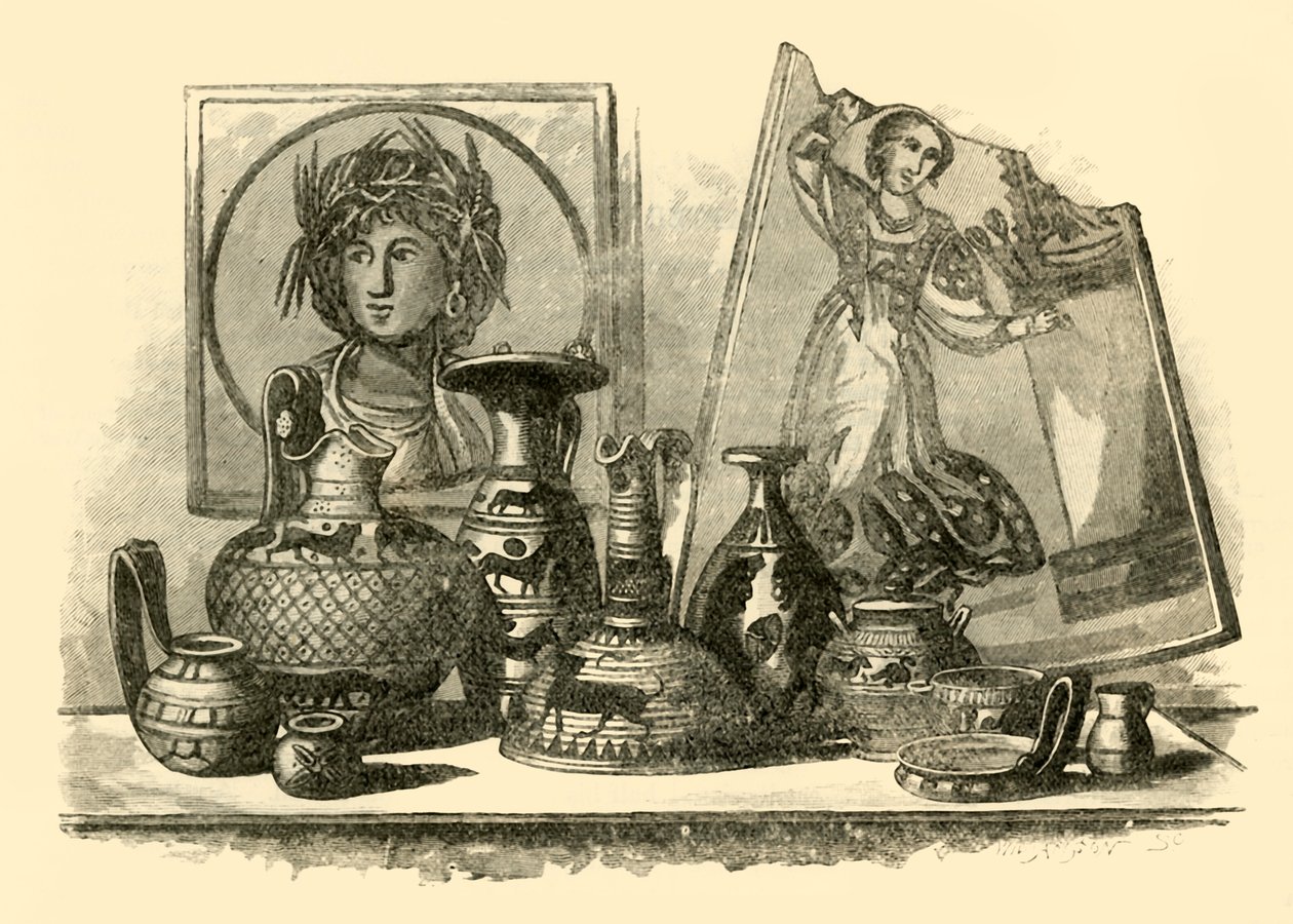 Esemplari di arte cartaginese, 1890 da Unbekannt