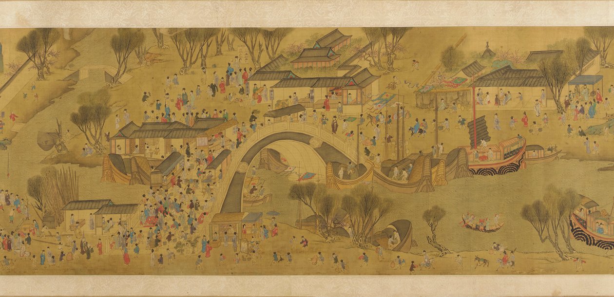 Festival di primavera sul fiume, dinastia Qing da Unbekannt