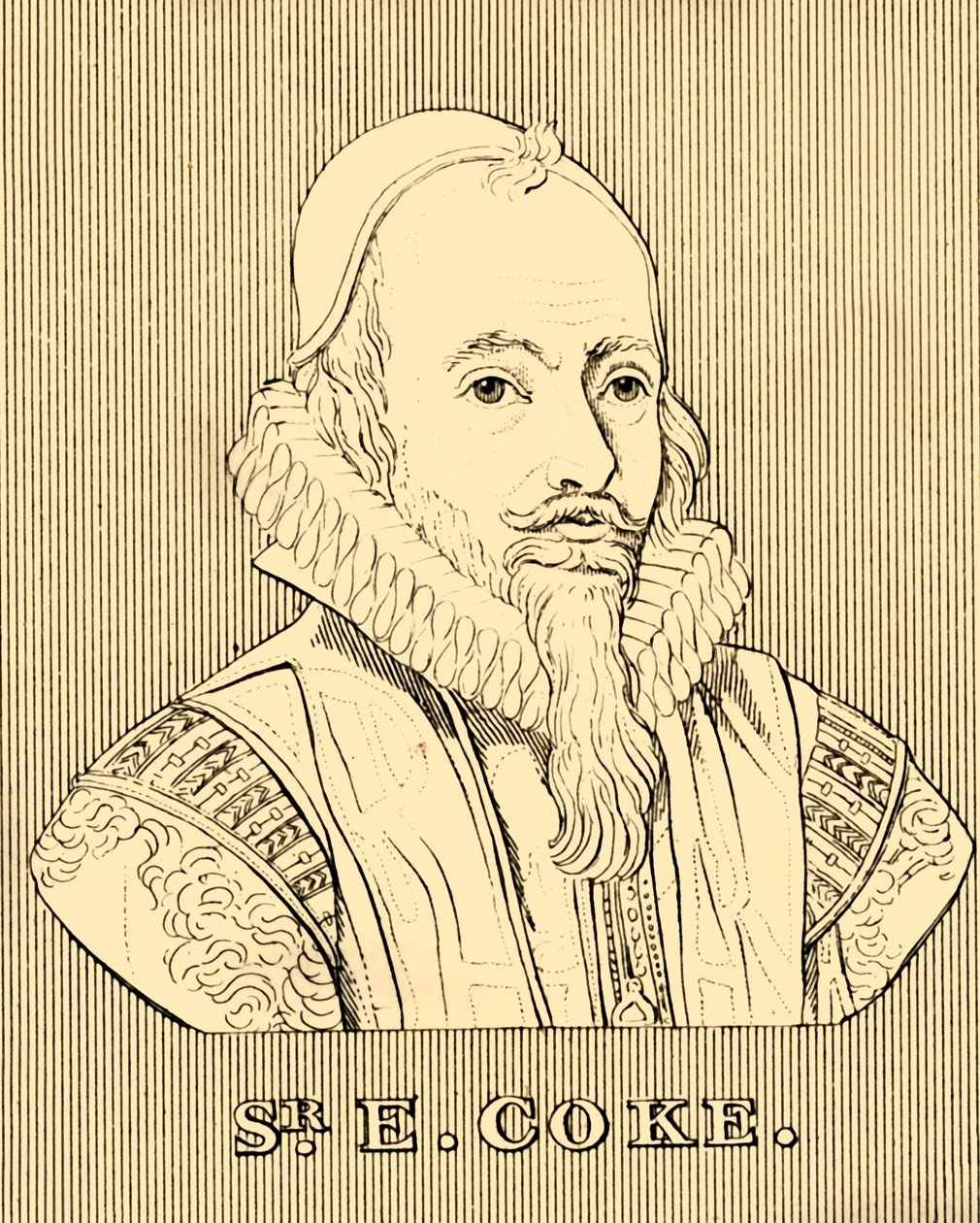 Sr. E. Coke, 1552-1634, 1830 da Unbekannt