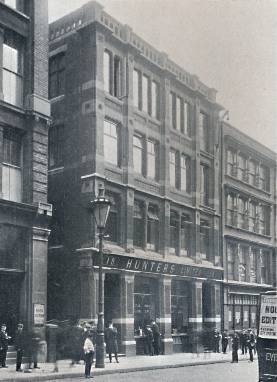 Facciata di St. Bride Street, 1917 da Unbekannt