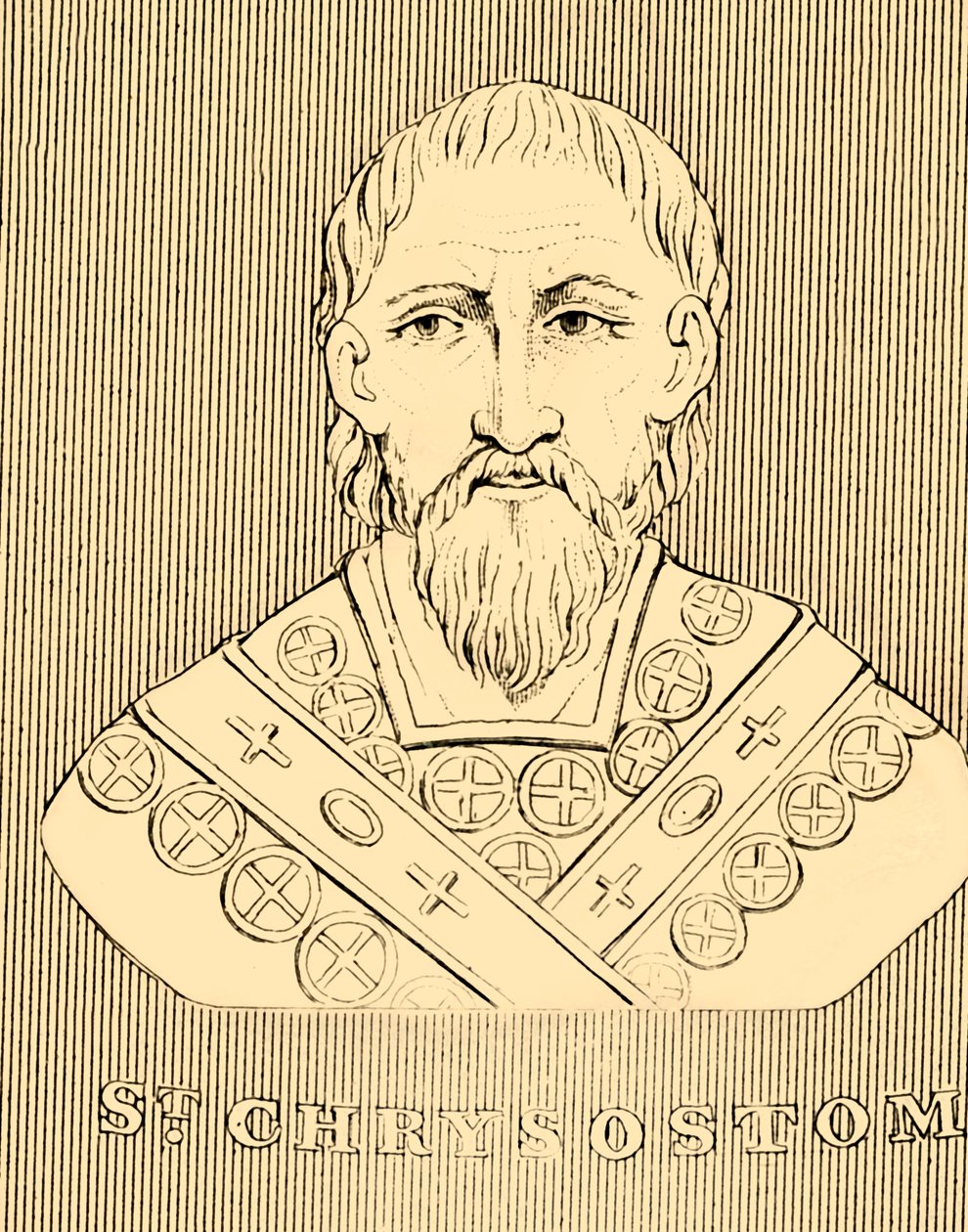 San Crisostomo, c349-407, 1830 da Unbekannt