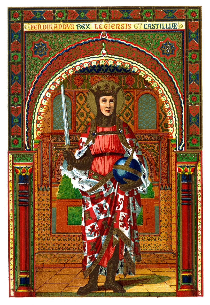 San Ferdinando III di Castiglia e León da Unbekannt