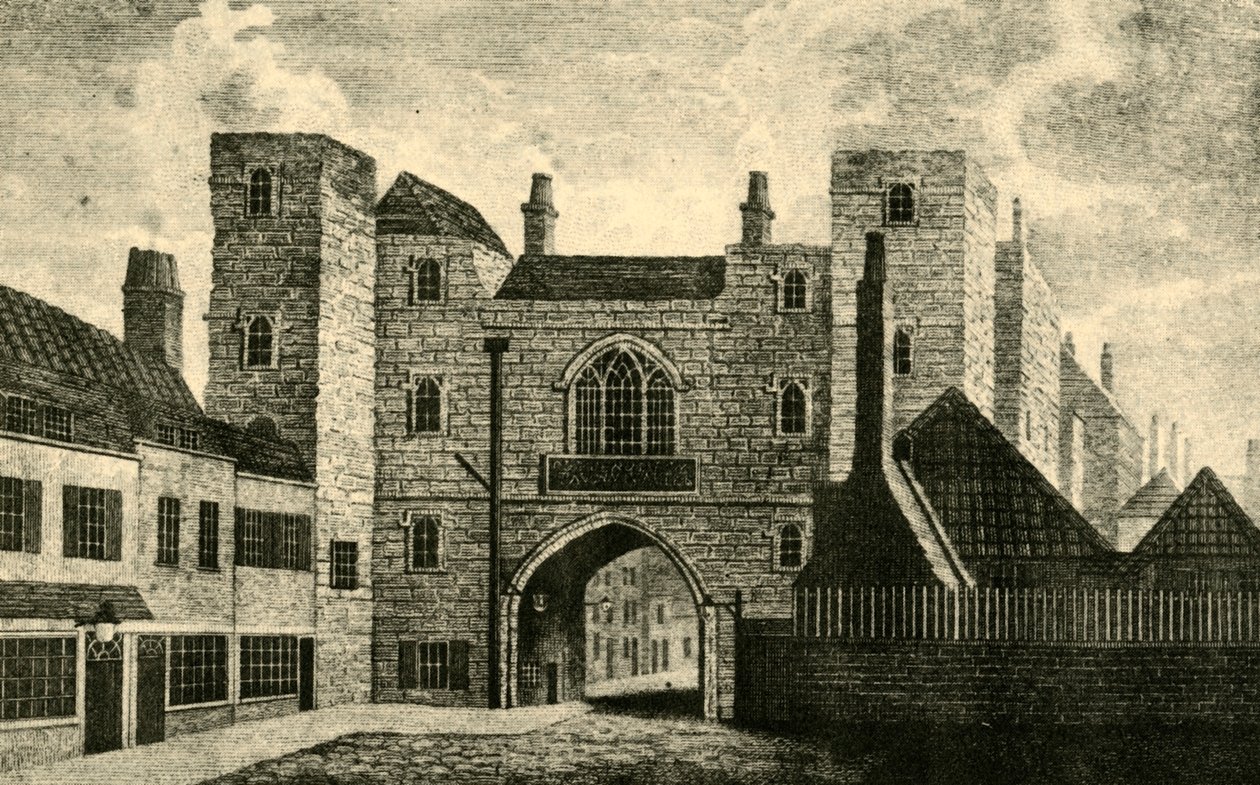 Porta di San Giovanni, Clerkenwell, 1813 da Unbekannt