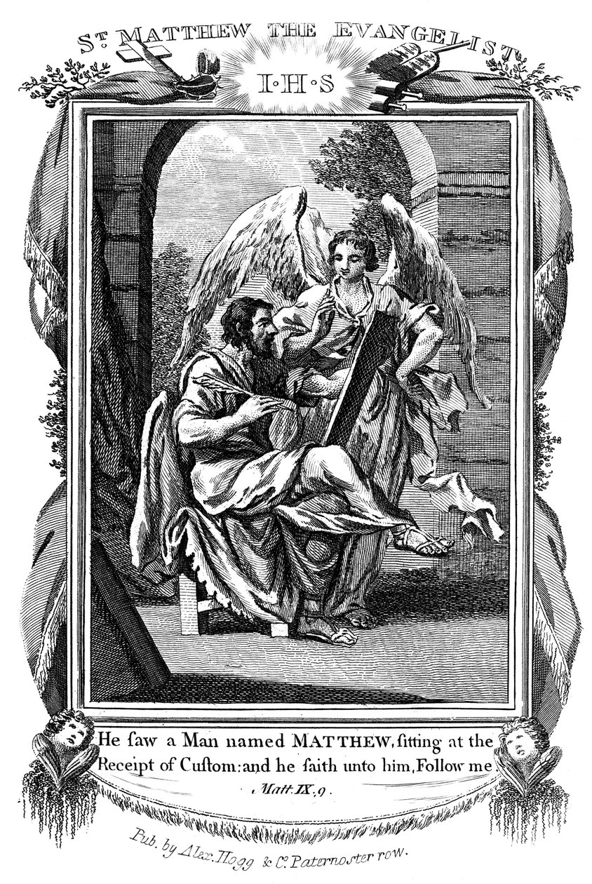 San Matteo Evangelista, c1808 da Unbekannt