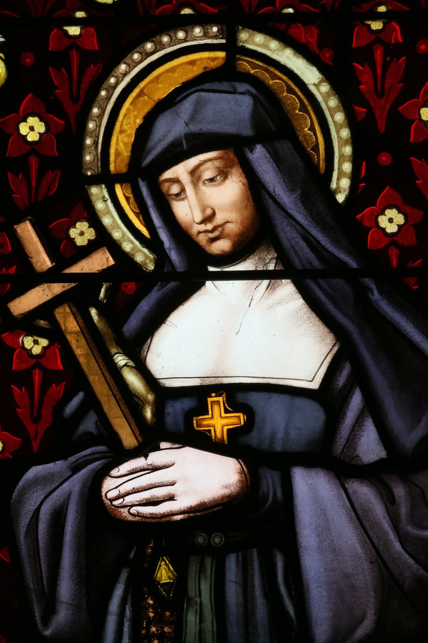Chiesa di San Paolo. Vetrata. Jane Frances de Chantal (Jeanne de Chantal, Jeanne Francoise Fremyot de Rabutin, baronessa de Chantal) da Unbekannt