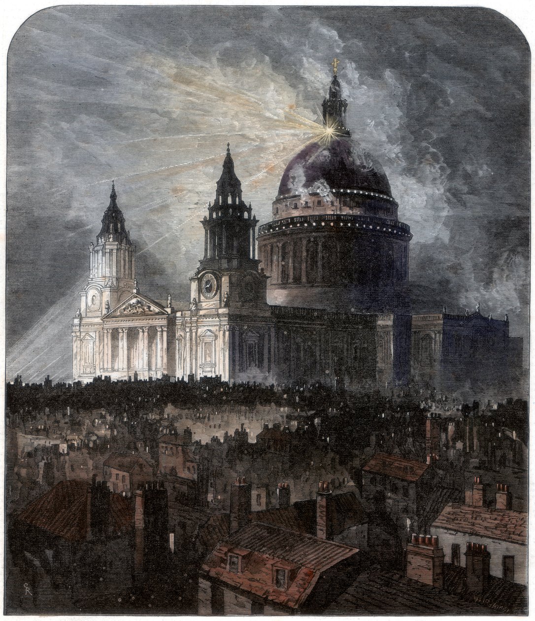 Cattedrale di San Paolo nel Giorno del Ringraziamento, 1872 da Unbekannt