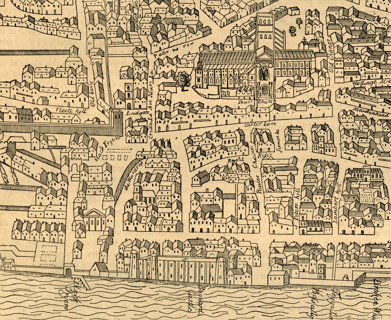 St. Pauls e dintorni, 1897 da Unbekannt